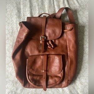 Madwell leather backpack like new condition
